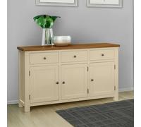 Lundy Medium Sideboard - 3 Door - Ivory Painted