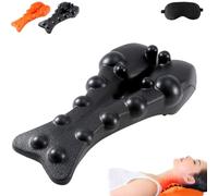 Lune RestNode, Cervipoint Trigger Point Massager, Trapezius Trigger Point Massager, Neck Hump Corrector, Deeply Relaxes Muscles, Relief from Back Pain or Stiff Shoulders (1PCS-Black)