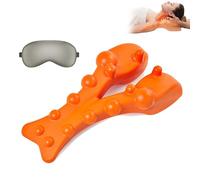 Lune RestNode - Cervipoint Trigger Point Massager, Trapezius Trigger Point Massager, Occipital Release Tool for Relief Back Fatigue & Cervical Spine Pressure (Orange)