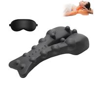 Lune RestNode - Cervipoint Trigger Point Massager, Trapezius Trigger Point Massager, Occipital Release Tool for Relief Back Fatigue & Cervical Spine Pressure (Black)