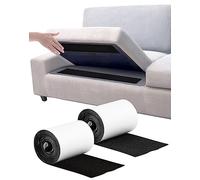 LUNEKUCK Non Slip Couch Cushion Pad 10cm x 4m Self-Adhesiv Rolled Hook ＆ Loop Tape Cushions Pads for Sofa Stop Sofa Cushions from Sliding for Home Office School Car