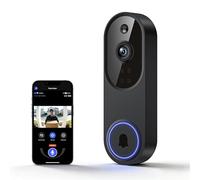 Lunelyx 1080P Wireless Video Doorbell Camera, Smart Security Doorbell Camera, Cloud Storage,AI Human Detection, Instant Alert, Night Vision, Two Way Audio, 2.4G WiFi Only