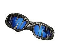 Lunettes De Soleil Femme,Lunettes De Soleil Enveloppantes - Lunettes De Soleil À Colle Goutte À Goutte Faites À La Main Enveloppant La Protection UV400 - Cool Fashion Shield Shades Lunettes Po, Black