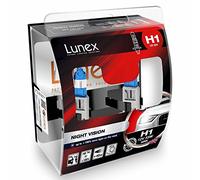 LUNEX H1 NIGHT VISION Headlight Halogen Bulbs + 100% more light 448 12V 55W P14,5s 3600K duobox (2 units)