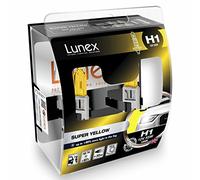 Lunex H1 Super Yellow Halogen 448 Headlight Bulbs Yellow Fog Lights 12 V 55 W P14/5S 2300 K Duobox (2 Pieces)