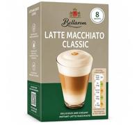 LUNEXA Bellarom Latte Macchiato Classic - 8 Sachets - Delicious & Creamy Instant Latte Macchiato Coffee Drink - Easy to Prepare Hot Coffee