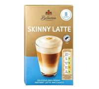 LUNEXA Bellarom Skinny Latte Instant Latte Macchiato Sachets 8 Pack - Low Calorie Creamy Coffee Drink Mix, Delicious Instant Skinny Latte, 8 Sachets