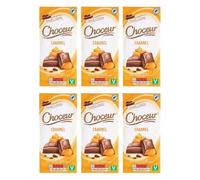 Lunexa Bundle - 6 x Choceur Caramel Milk Chocolate Bars 200g | Smooth Milk Chocolate with Caramel Crème Filling | Vegetarian