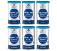 LUNEXA Bundle - Bellarom Americano Decaff Instant Roast & Ground Coffee 6 x 100g Tins | Barista Premium | Smooth Decaffeinated Coffee | Instant & Ground Blend for Rich Flavour