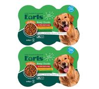 Lunexa Bundle - Earls Meaty Chunks in Jelly Dog Food 12 Cans (2 x 6 x 400g) Mixed Selection Beef, Chicken & Lamb, Complete & Balanced Wet Dog Food