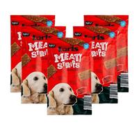 Lunexa Bundle - EARLS Meaty Strips Dog Treats with Beef 200g (20 Pack) x5 - High Protein Chewy Dog Snacks, Rich in Beef, No Added Artificial Flavours