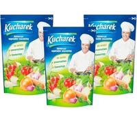 LUNEXA bundle | Kucharek Universal Vegetable Seasoning 200g × 3 Pack | All-Purpose Spice Mix for Soups, Meats, Vegetables | No Added Preservatives or Artificial Flavourings
