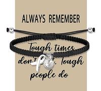 Lung Cancer Awareness Adjustable White Ribbon Bracelet - Gift for Lung Cancer Survivors, 7-11, alloy, alloy