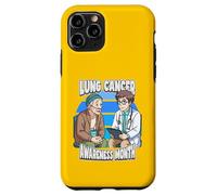 Lung Cancer Awareness Month Case for iPhone 11 Pro