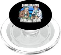 Lung Cancer Awareness Month PopSockets PopGrip for MagSafe