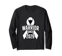 Lung Cancer Awareness Warrior Since 2026 Ribbon Long Sleeve T-Shirt