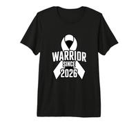 Lung Cancer Awareness Warrior Since 2026 Ribbon Premium T-Shirt
