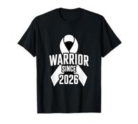 Lung Cancer Awareness Warrior Since 2026 Ribbon T-Shirt