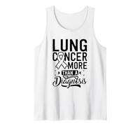 Lung Cancer More Than a Diagnosis - Lung Cancer Awareness Tank Top