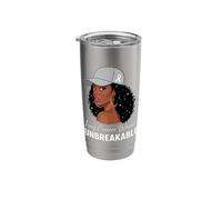 Lung Cancer Warrior Unbreakable Spirit for Supportive Stainless Steel Insulated Tumbler