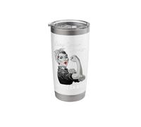 Lung Cancer Warrior Unbreakable Spirit for Survivors and Stainless Steel Insulated Tumbler