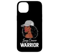 Lung Cancer Warrior White Ribbon Awareness Support Case for iPhone 14 Plus