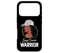 Lung Cancer Warrior White Ribbon Awareness Support Case for iPhone 17 Pro