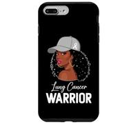 Lung Cancer Warrior White Ribbon Awareness Support Case for iPhone 7 Plus/8 Plus