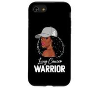 Lung Cancer Warrior White Ribbon Awareness Support Case for iPhone SE (2020) / 7/8