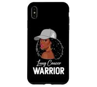 Lung Cancer Warrior White Ribbon Awareness Support Case for iPhone XS Max