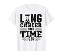 Lung Cancer Your Time is Up - Lung Cancer Awareness T-Shirt