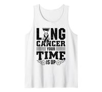 Lung Cancer Your Time is Up - Lung Cancer Awareness Tank Top