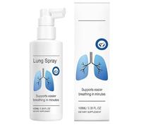 Lung Cleanser Spray, Formula Respiratory Care Mist, Breathing Comfort Spray with Portable Bottle Design, Daily Wellness Support Style, Travel Friendly Use for Home Office and Outdoor Commuting