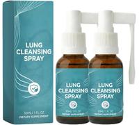 Lung Cleansing Spray,Herbal Lung Cleansing Inhalers, Lung Spray, 30ml，2Pcs | Natural Lung Cleanse Mist,Powerful Lung Support & Cleanse,Refreshing Daily Oral Mist, Gentle Formula for Men Women
