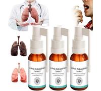 Lung Cleansing Spray - Natural 3X Concentrated Mullein Lung Cleanse Breathespray - Tinnitus Relief Sprays Care Essence, 30ml (3)