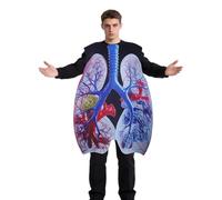 Lung Costume - Cosplay Outfit | 3D Respiratory System Learning Costume for Children and Adults | Medical Anatomy Teaching Support for Halloween, Science Classroom