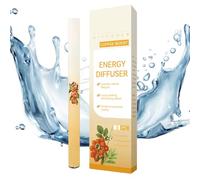 Lung Diffuser Pen - Breath Relief Aromatherapy Inhaler | Energy Boosting Scent Stick for Women and Men | Portable Relaxation for Yoga, Meditation, Spa, Travel, Bedroom, Work, Classroom and Car Use