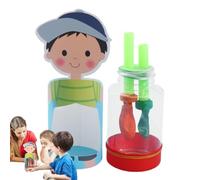 Lung Function Demonstration Model | Teaching Lung Breathing Model - Educational Respiratory System Assembly Toys for Kids Study Experiment Teaching Preschool Home