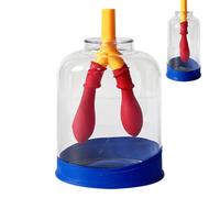 Lung Function Model - 30cm Interactive Breathing Demonstrator, Classroom Respiratory Study Aid, Visual Science Tool | Hands On Learning Model For Students School Biology Physics Education