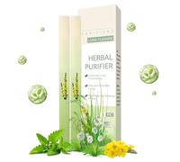 Lung Inhaler 2 Pack, Soothing Cleanse Diffuser Pen, Natural Mullein Leaf Aromatherapy Inhaler for Lung Cleansing and Breathing Support, Portable Atomizing Air Freshener Improving Breathing Wellness