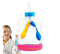 Lung Model - ABS Rubber 7.2x5.2x13.5cm | Lung Assembly Breathing Model for Kids, Scientific Experiment -Diaphragm Movement Simulator | Educational Respiratory System Assembly Toys for Preschool Home S