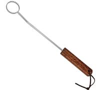 Lung Scraper Tool Poultry Processing, Chicken Processing Equipment Made of Stainless, Acacia Wood Handle, Chicken Butchering Equipment for Chickens, Birds, Especially Smaller Poultry, Easy to Clean