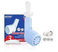 Lung Trainer Breathing Exercise Device for Lungs,Mucus Removal & Lung Strengthening,Portable Expiratory Flutter Valve Clearing Device,Breathing aid airphysio