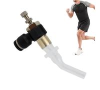 Lung Trainer, Multi-Level Adjustable, 6x6.5x2.5cm, Deep Breathing Trainer, Airflow Exerciser, Breathing Control Enhancement, for Workout Practice Meditation Routine Sports Running