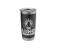 Lung Whisperer Pulmonologist Respiratory Therapist Apparel Stainless Steel Insulated Tumbler