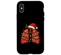 Lungs Christmas Xmas Pulmonology Respiratory Men Women Kids Case for iPhone X/XS