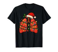 Lungs Christmas Xmas Pulmonology Respiratory Men Women Kids T-Shirt
