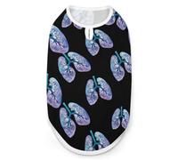 Lungs Funny Cute Dog Shirts Sleeveless Tank Top | Comfort Tees Vest Pet Clothes for All Cats Dogs