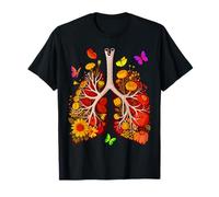 Lungs Made of Flowers - Blossoming Respiratory Beauty T-Shirt