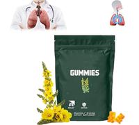 Lungs Mullein Gummies, Lung Health & Sinus Relief, Fast Acting Lung Cleanse, Daily Lung Health Care (1 Pcs)